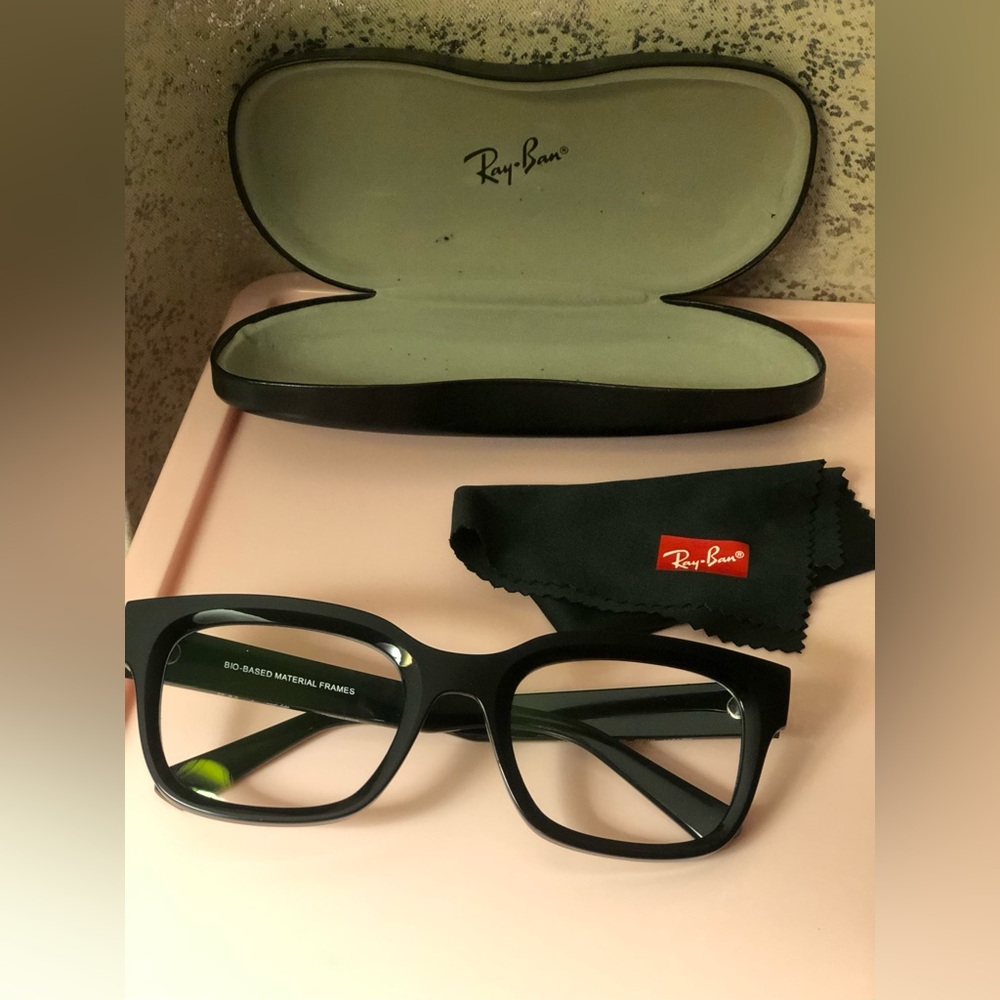 Ray-Ban RX7217 
Chad Prescription Eyeglasses 
Black Bio-Based Frame